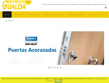 Tablet Screenshot of gualdacerrajeros.com